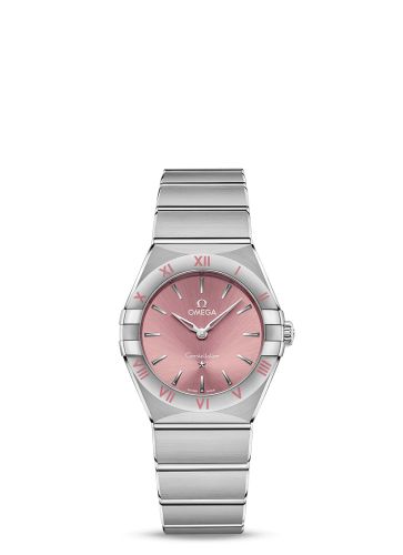 Omega Constellation Manhattan 28 Quartz Stainless Steel / Blush